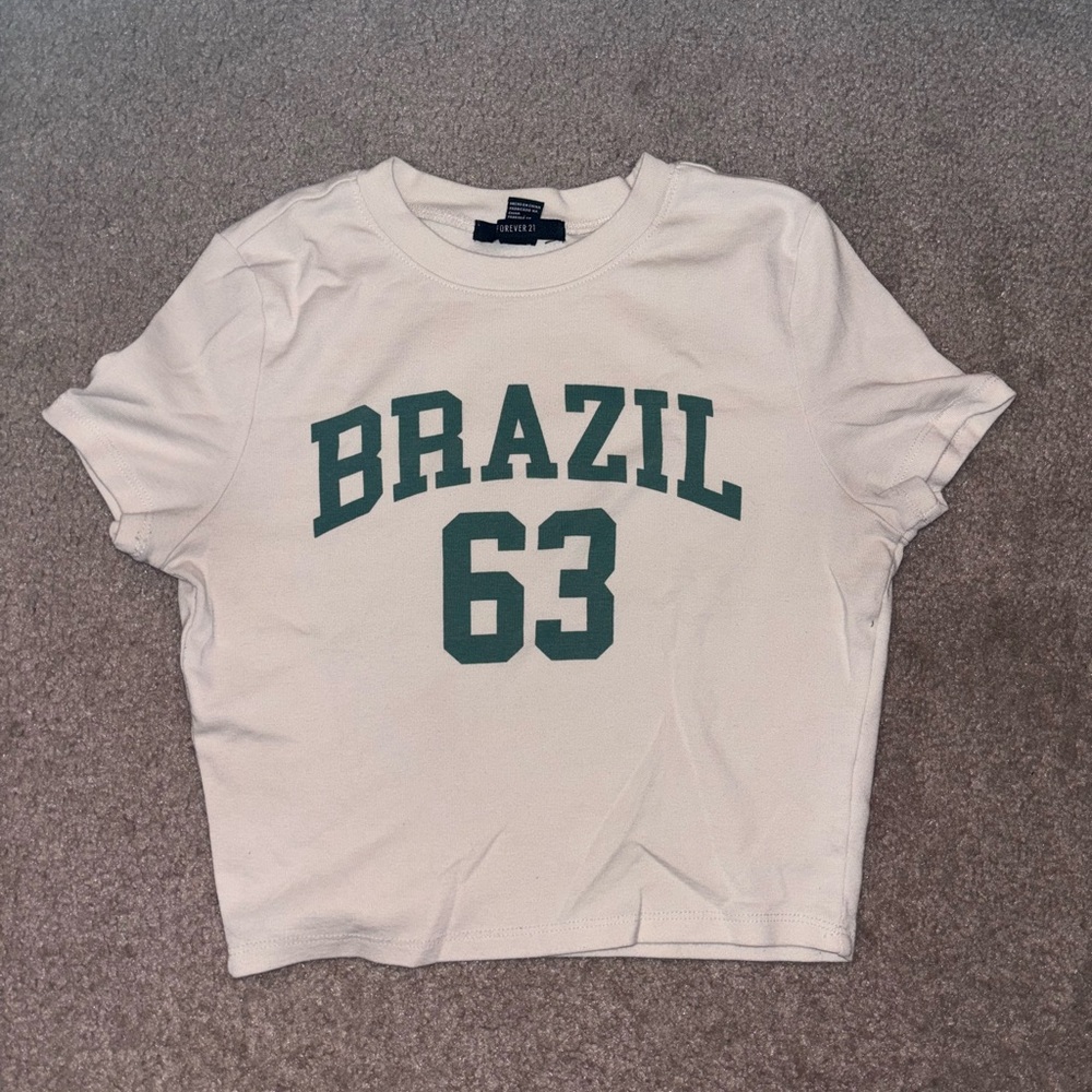 Forever 21 Cream T-Shirt